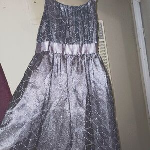 Girls Party/Evening Dress Silver